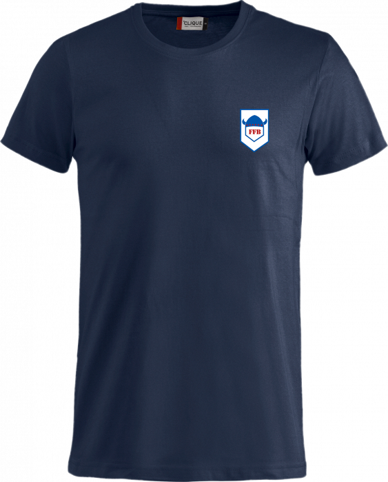 Clique - Ffb Basic Bomulds T-Shirt - Dark Navy
