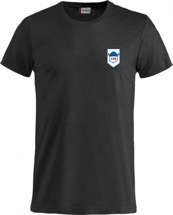 Clique - Ffb Basic Bomulds T-Shirt - Sort
