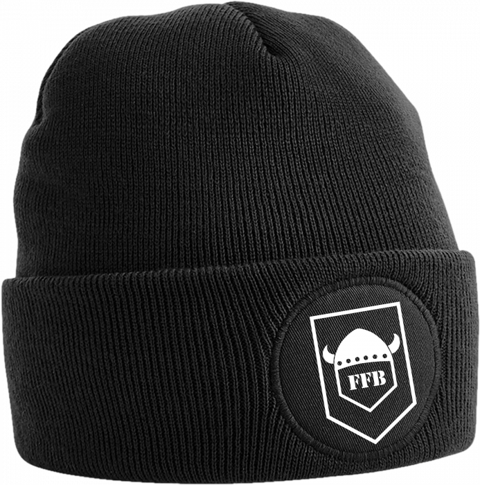 Beechfield - Ffb Cap With Logoprint - Black